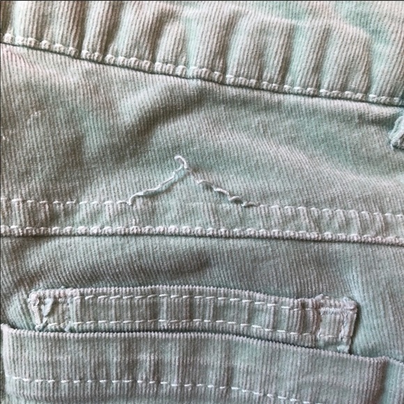 Jolt Mint Green Skinny Low Rise Cords 5/small - Picture 5 of 7